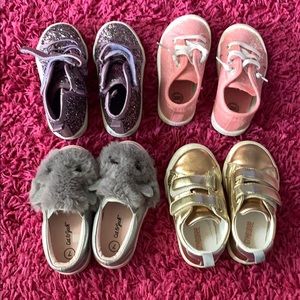 Toddler Girl Size 7 Shoe Lot